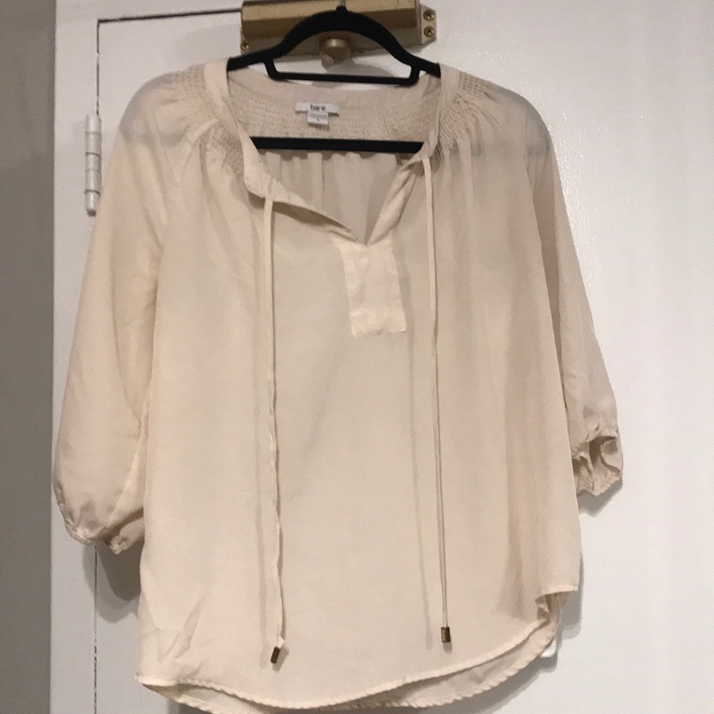 Cream work blouse